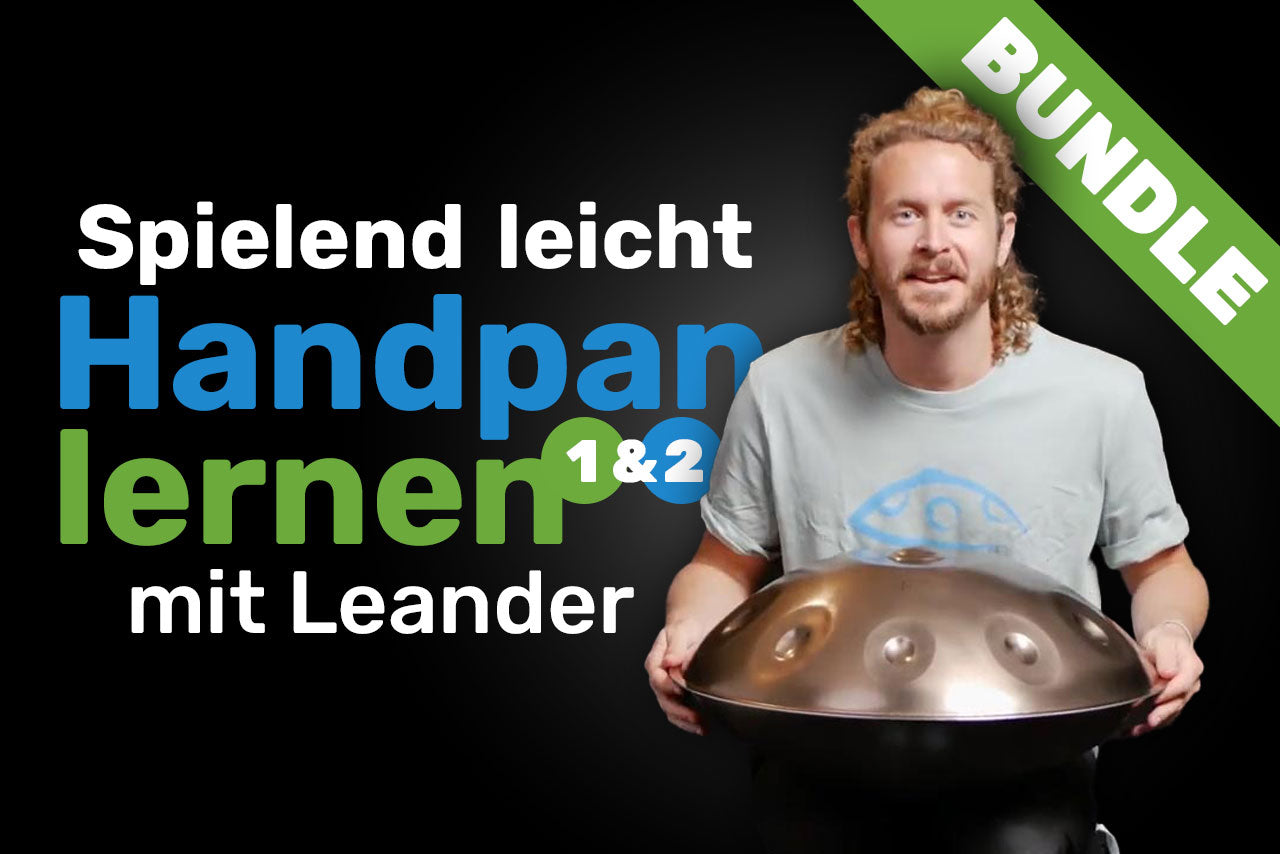Easily learn the handpan 1 & 2 – with Leander (german)